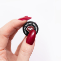 Muestra del esmalte Semilac 928 Radiant Raspberry sobre la uña
