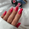 Manicura con el esmalte Semilac 969 Jelly Kiss