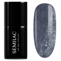 Esmalte semipermanente Semilac 398 Classy & Sassy, bote y muestra de color