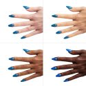 Esmalte Semilac 409 Staying Hydrated sobre distintos tonos de piel