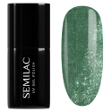 Esmalte semipermanente Semilac 410 More Energy, bote y muestra de color