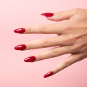 Manicura con el esmalte Semilac 609 Snow Berries
