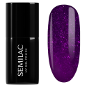 Esmalte semipermanente Semilac A704 Euphoric Day, bote y muestra de color