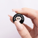 Muestra del esmalte Semilac 920 Candy Butter sobre la uña