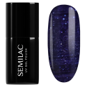 Esmalte semipermanente Semilac 937 Midnight Fever, bote y muestra de color