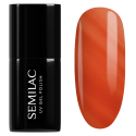 Esmalte semipermanente Semilac 945 Jelly Spritz, bote y muestra de color