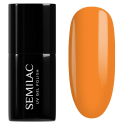 Esmalte semipermanente Semilac 543 Bon Voyage, bote y muestra de color
