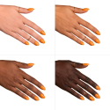 Esmalte Semilac 543 Bon Voyage sobre distintos tonos de piel