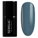 Esmalte semipermanente Semilac 474 Rooftop Soirée, bote y muestra de color