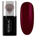 Semilac 831 Smart Builder Cherry Red 7 ml, bote y muestra de color