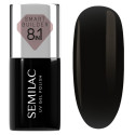 Semilac 834 Smart Builder Black Velvet 7 ml, bote y muestra de color