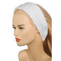 Cinta de pelo rizo blanca, 100% algodón, perfecta para tratamientos.