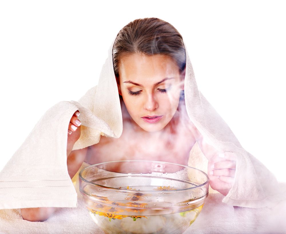 Cómo hacer una limpieza facial con vapor