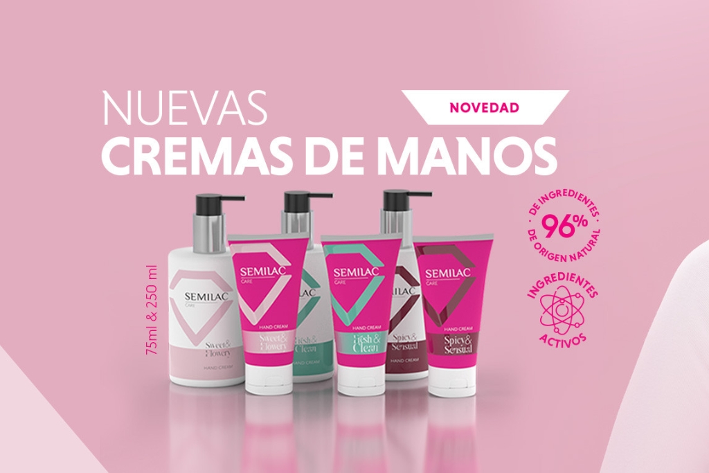 ¡Descubre las nuevas cremas de manos de Semilac! Hidratación, suavidad y aromas irresistibles